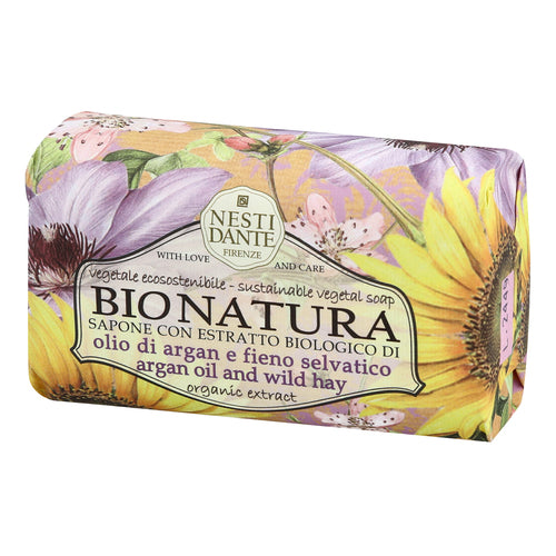 סבון מוצק Bio Natura שמן ארגן וחציר בר אורגניים