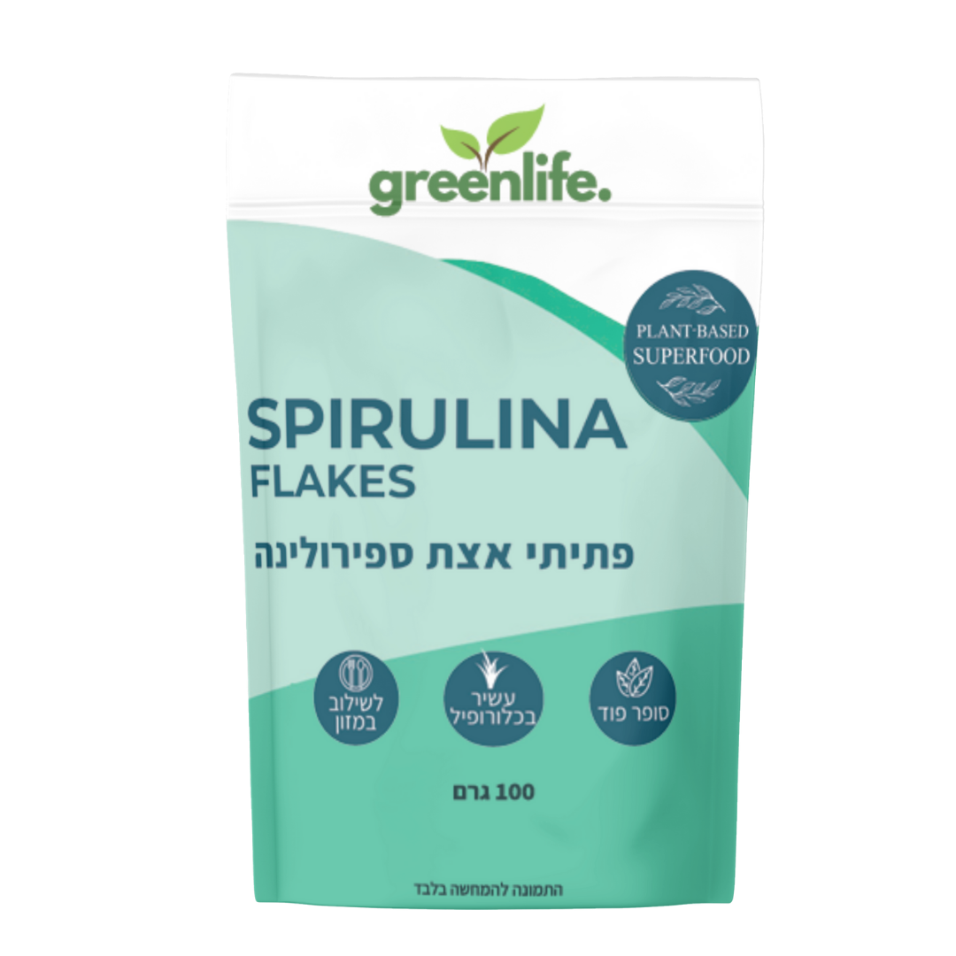ספירולינה פתיתים Spirulina Flakes