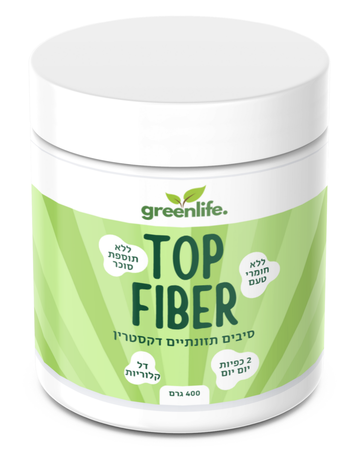 טופ פייבר Top Fiber אבקת סיבים תזונתיים