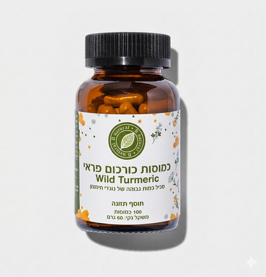 כורכום בר פראי - עשיר בכורכומינואידים ופוליפנולים
